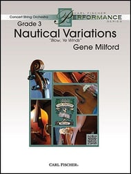 Nautical Variations Orchestra sheet music cover Thumbnail